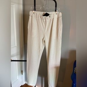 Nasty Gal Sheer Casual Stripped Pants 6